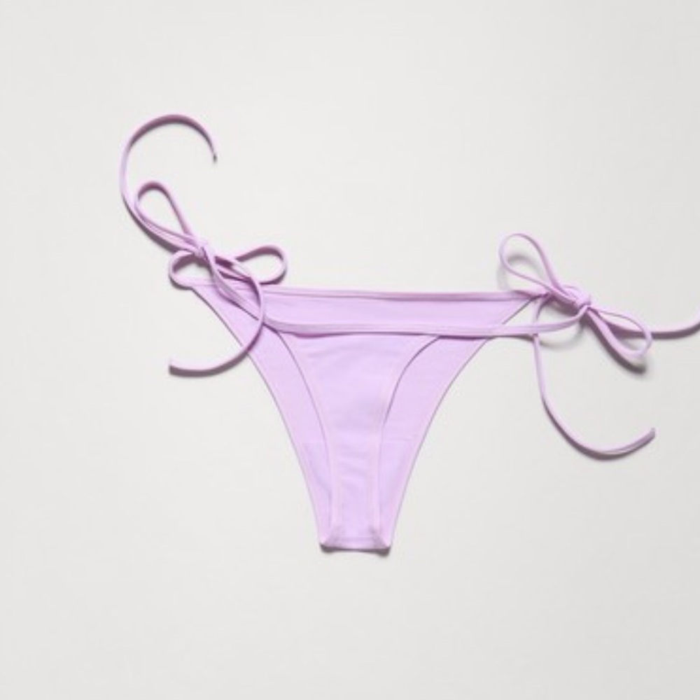 Lilac CHIMI bikini Bottom with Tie Sides size Small